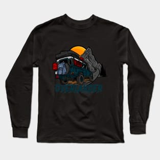 Land Cruiser Adventure Seeker - Marine Blue Long Sleeve T-Shirt